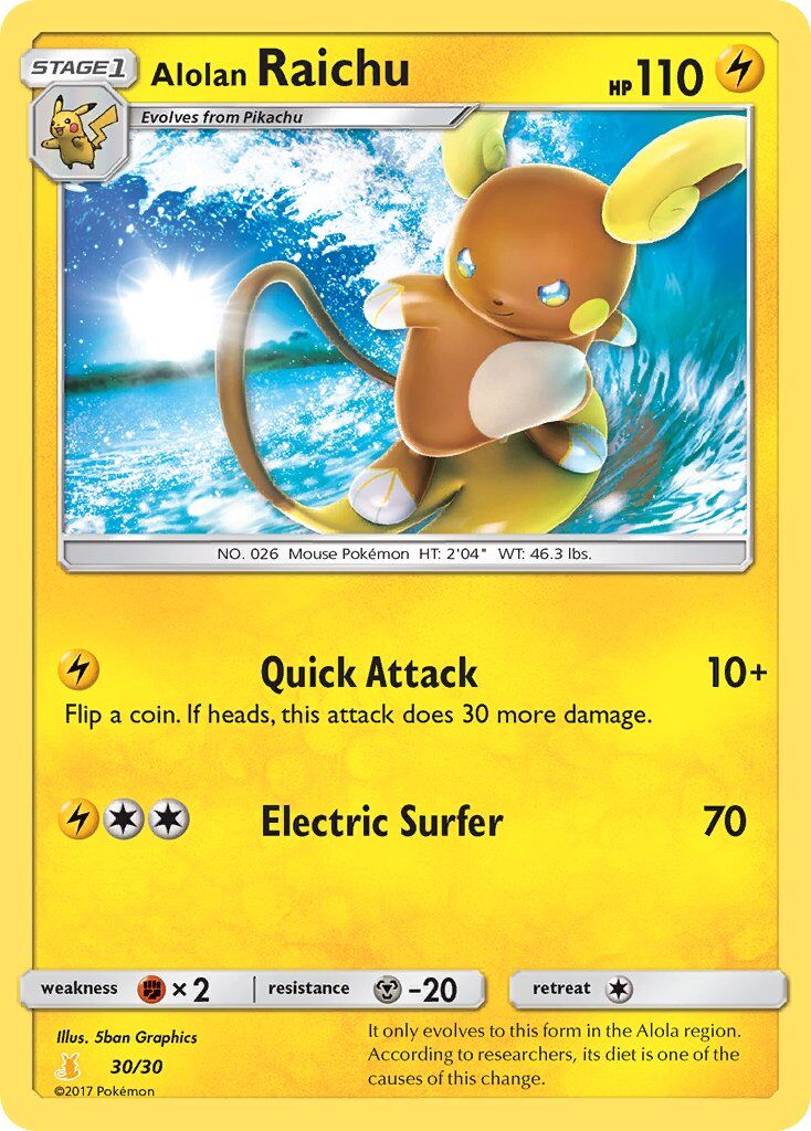 Alolan Raichu - 30/4 - EN Alolan Raichu - 30/4 - EN