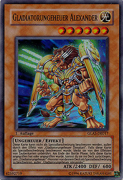 Gladiatorungeheuer Alexander - Yu-Gi-Oh!