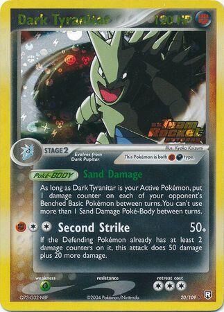 Dark Tyranitar - 20/109 - Reverse Holo - EN Dark Tyranitar - 20/109 - Reverse Holo - EN