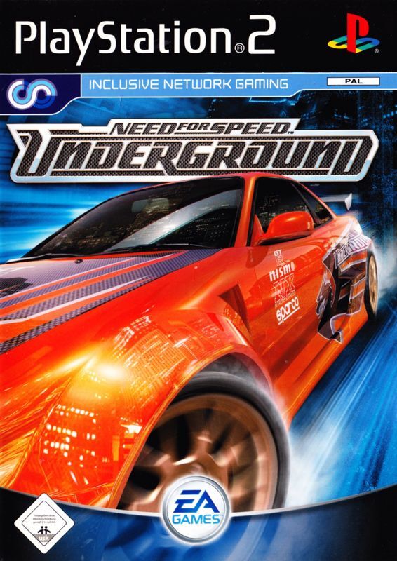 Need for Speed: Underground - PS2 - DE Need for Speed: Underground - PS2 - DE