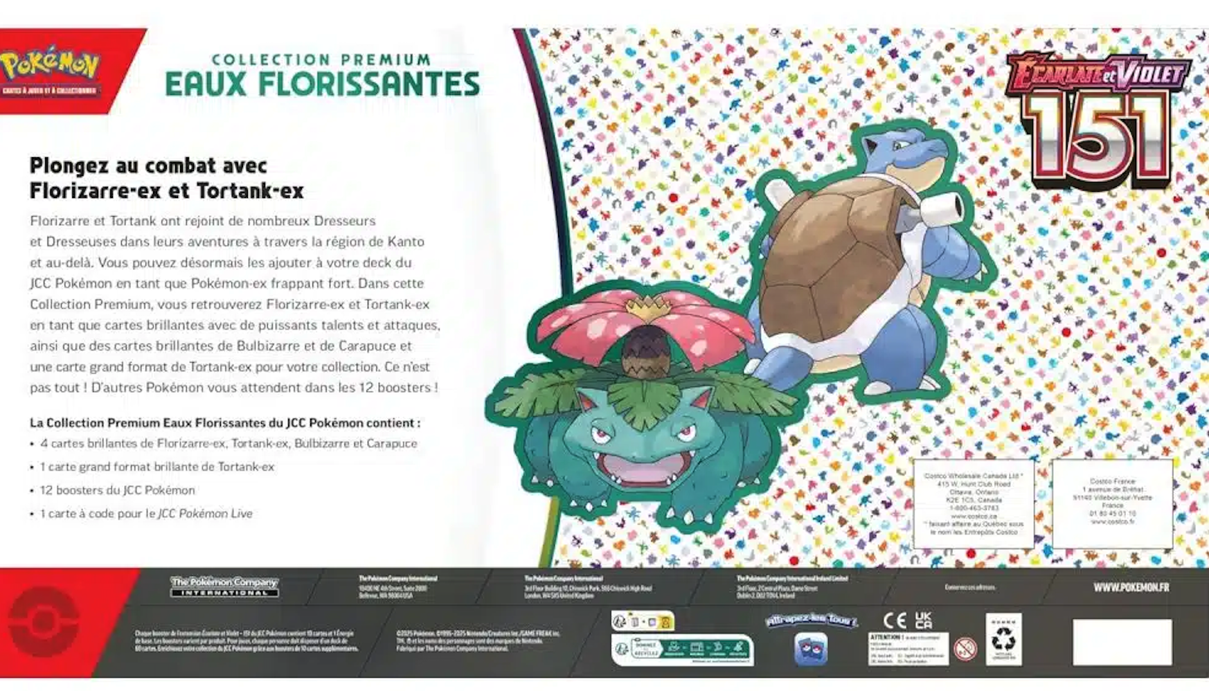 Pokémon JCC - Écarlate et Violet - 151 - EV3.5 Collection Premium Eaux Florissantes - FR