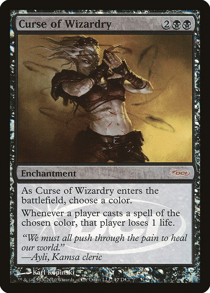 curse-of-wizardry-wpn-promo-holo-mtg-near-mint-en Curse of Wizardry - WPN Promo Holo - MTG - Near Mint - EN