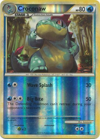 Croconaw - 38/123 - Reverse Holo - EN