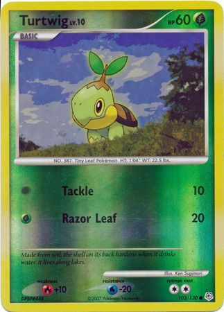 Turtwig - 103/130 - Reverse Holo - EN