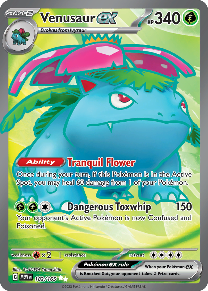 Venusaur ex - 182/207 - EN Venusaur ex - 182/207 - EN