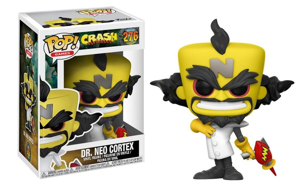Crash Bandicoot POP! Games Vinyl Figur Neo Cortex 9 cm