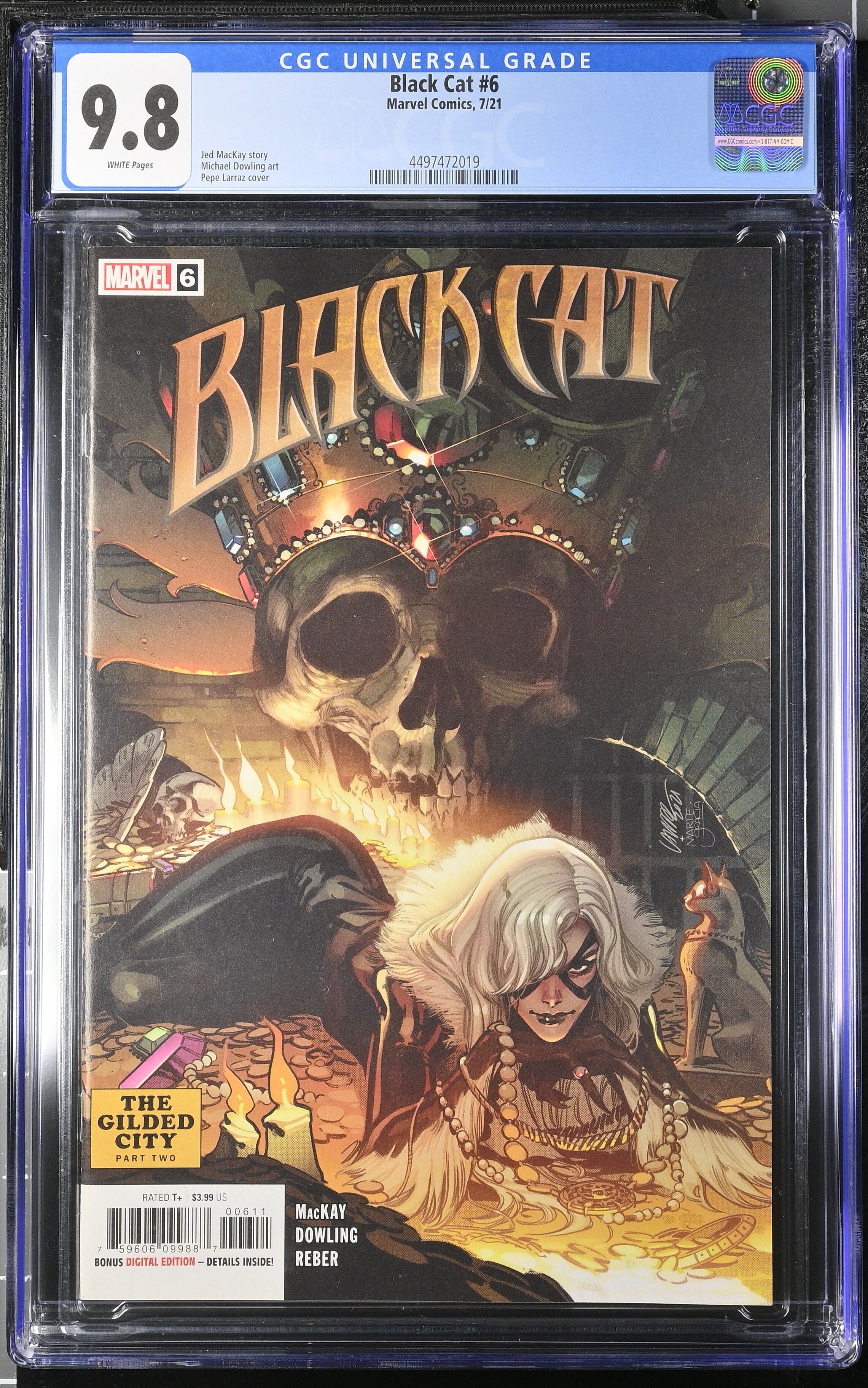 Black Cat #6 CGC 9.8 Top Pop!