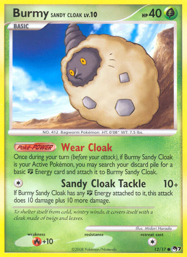 Burmy Sandy Cloak - 12/17 - EN Burmy Sandy Cloak - 12/17 - EN