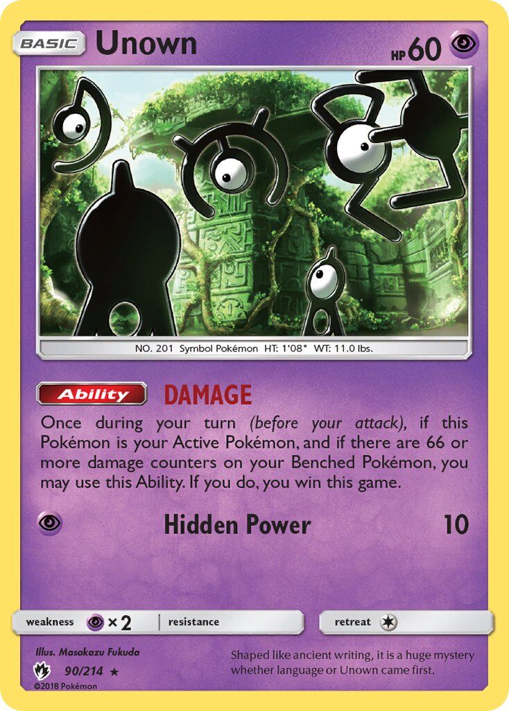 Unown - 90/214 - EN Unown - 90/214 - EN