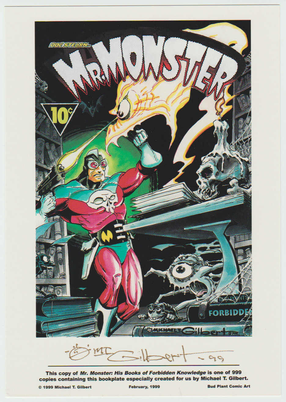 Mr. Monster Paperback mit signiertem Druck