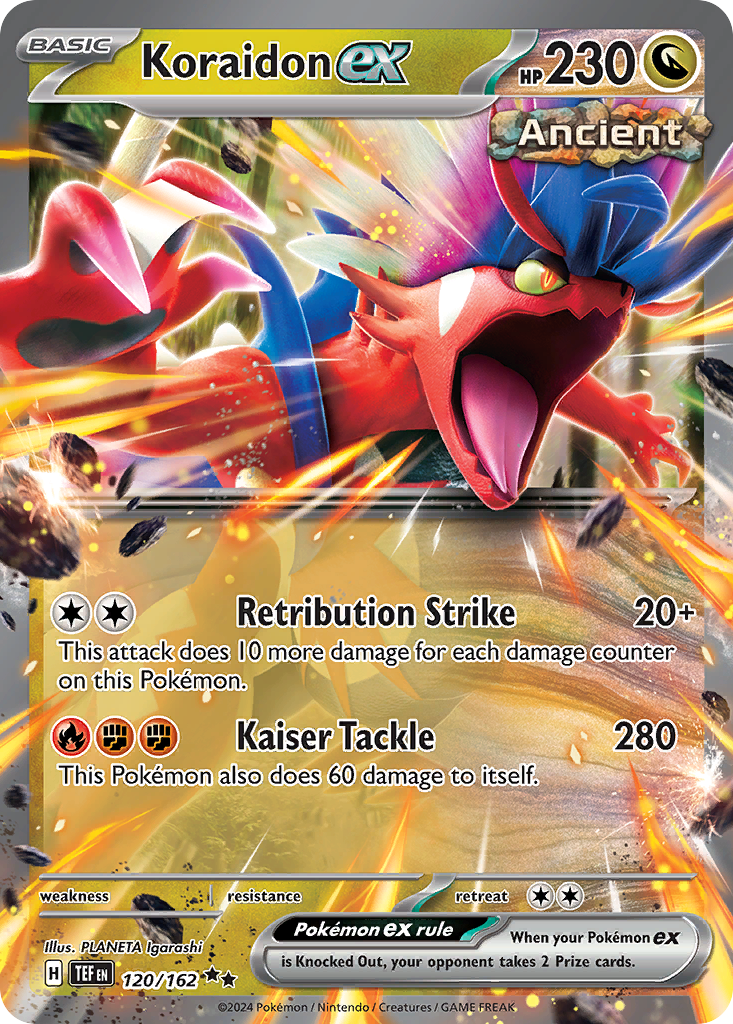 Koraidon ex - 120/162 - EN