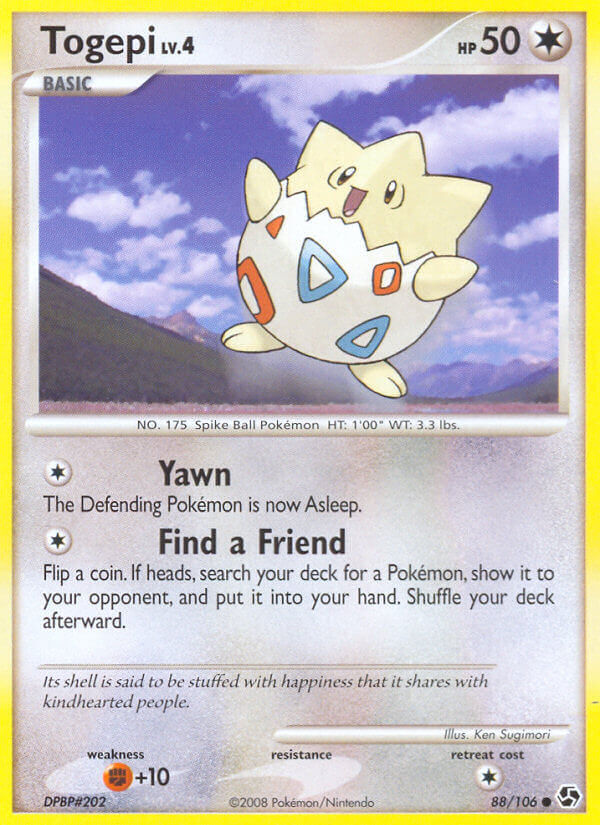 Togepi - 88/106 - Reverse Holo - EN Togepi - 88/106 - Reverse Holo - EN