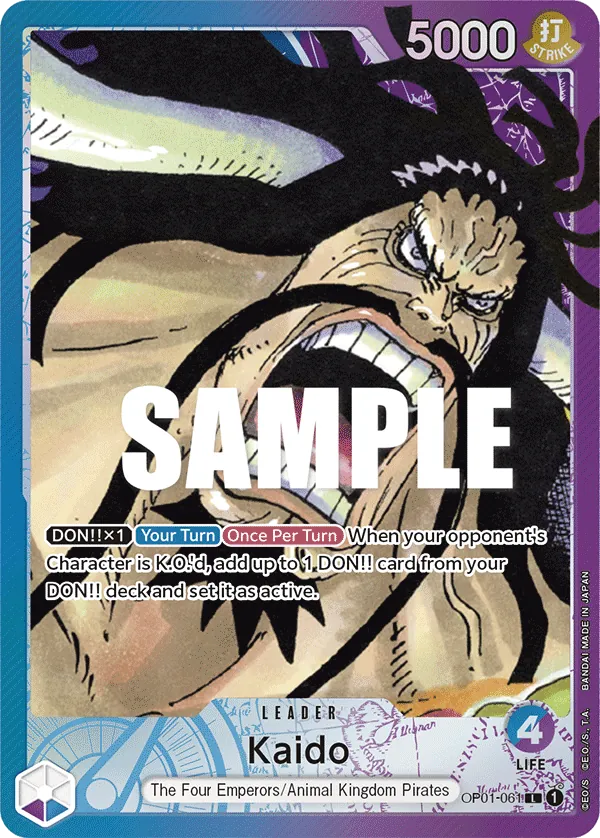 Kaido - OP01-061 - Alternate Art