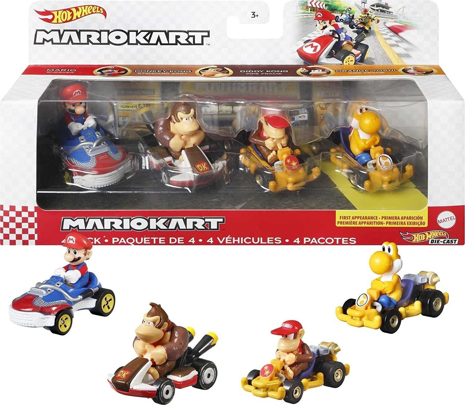 hot-wheels-mario-kart-vehicle-4-pack Hot Wheels Mario Kart Vehicle 4-Pack