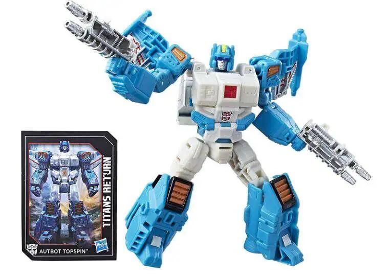 Transformers Generations Titans Return Autobot Topspin & Freezeout Deluxe Action Figure