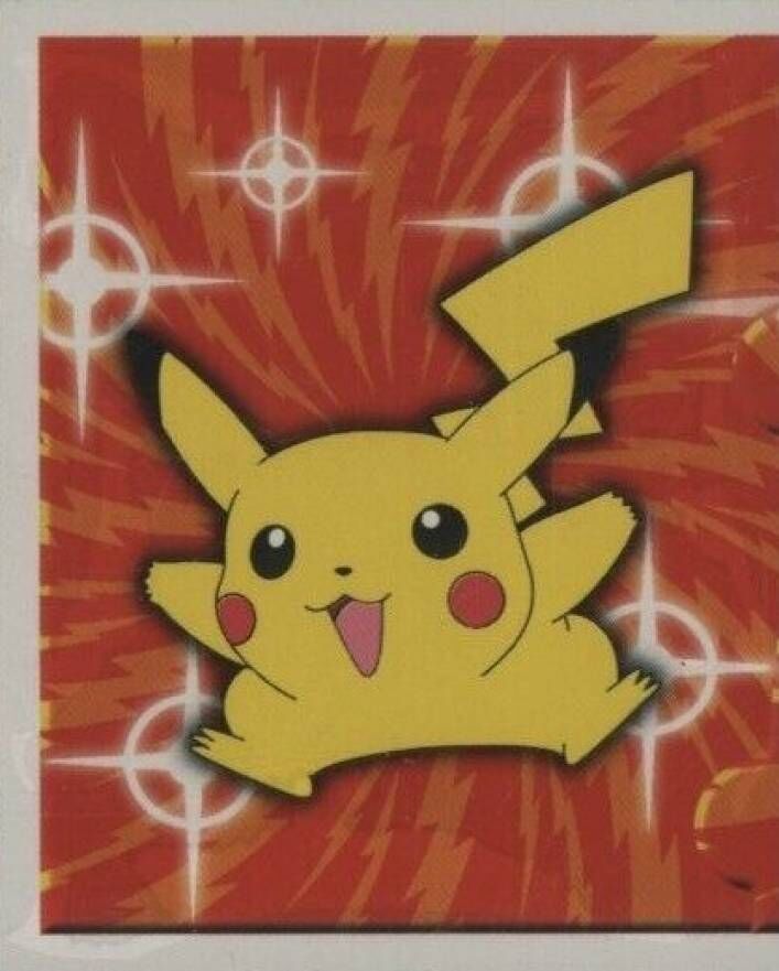 Pikachu - 165 - Merlin Sticker Series 1