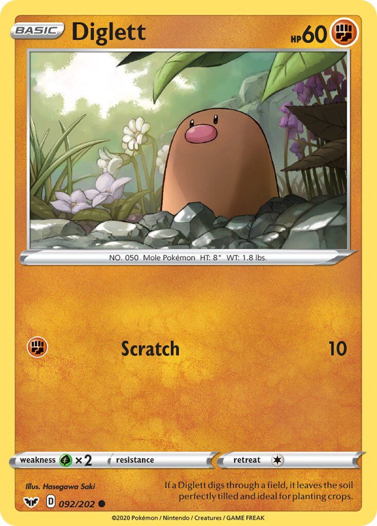 Diglett - 092/202 - EN Diglett - 092/202 - EN