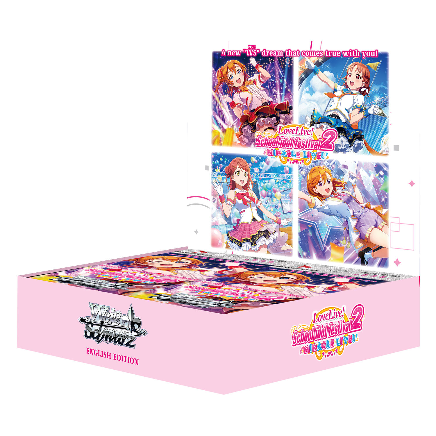 Love Live School Idol Festival 2 MIRACLE LIVE! Booster Display (16) - Weiss Schwarz TCG - EN Love Live School Idol Festival 2 MIRACLE LIVE! Booster Display (16) - Weiss Schwarz TCG - EN