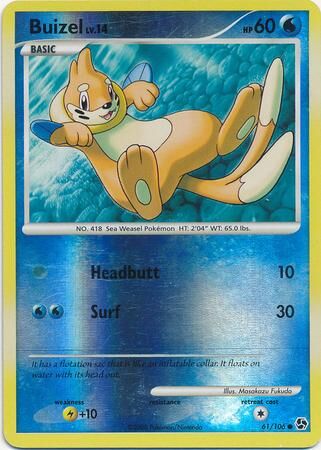 Buizel - 61/106 - Reverse Holo - EN Buizel - 61/106 - Reverse Holo - EN