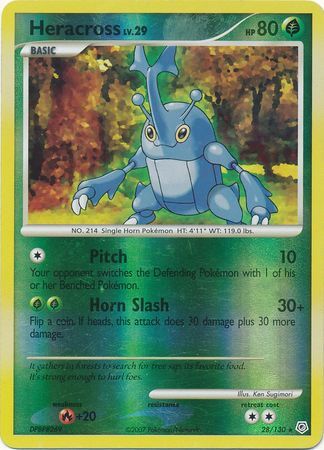 Heracross - 28/130 - Reverse Holo - EN Heracross - 28/130 - Reverse Holo - EN