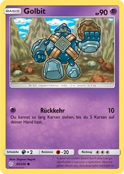Golbit 089/236 - Pokémon TCG