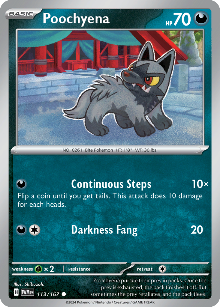 Poochyena - 113/167 - EN Poochyena - 113/167 - EN