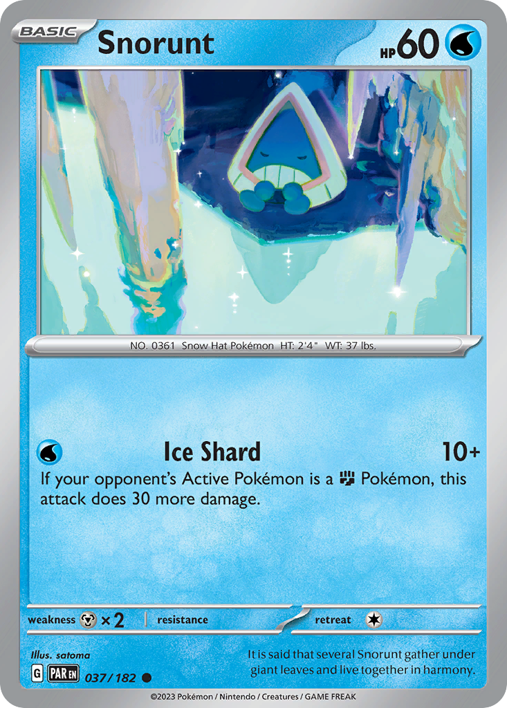 Snorunt - 037/182 - EN Snorunt - 037/182 - EN