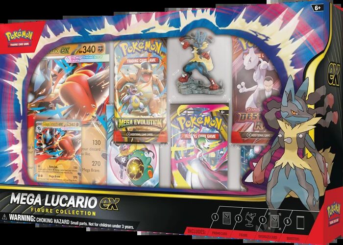 Pokémon TCG: Mega Lucario ex Figure Collection - EN Pokémon TCG: Mega Lucario ex Figure Collection - EN