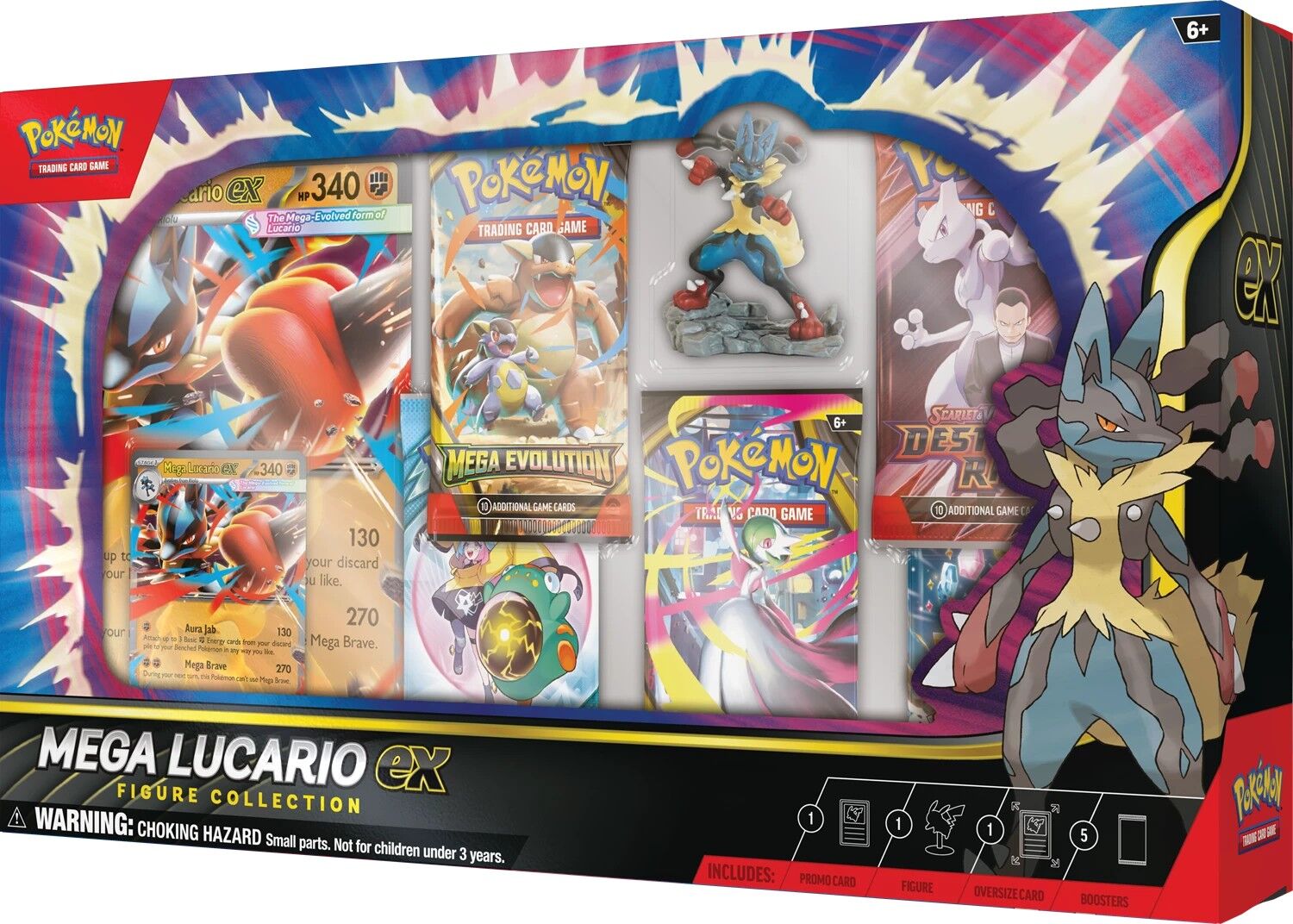 Pokémon TCG: Mega Lucario ex Figure Collection - EN