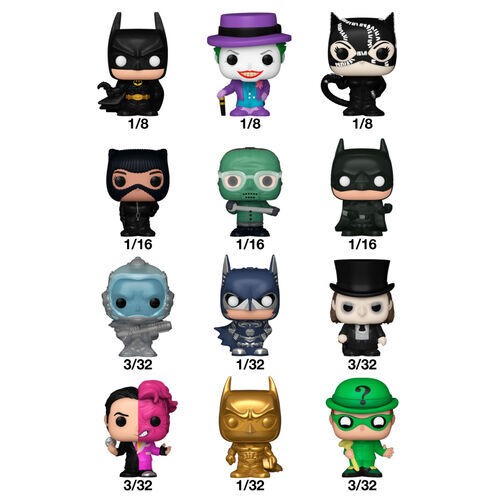 Batman 85th Anniversary POP! Vinyl Figur Zufallsauswahl - 1 Mystery Pack - 2.5 cm 