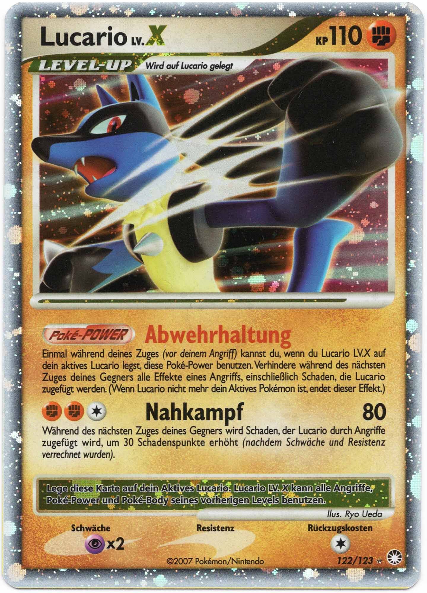 lucario-lv-x-122-123-poke-mon-tcg-near-mint Lucario LV.X - 122/123 - Pokémon TCG (Near Mint)