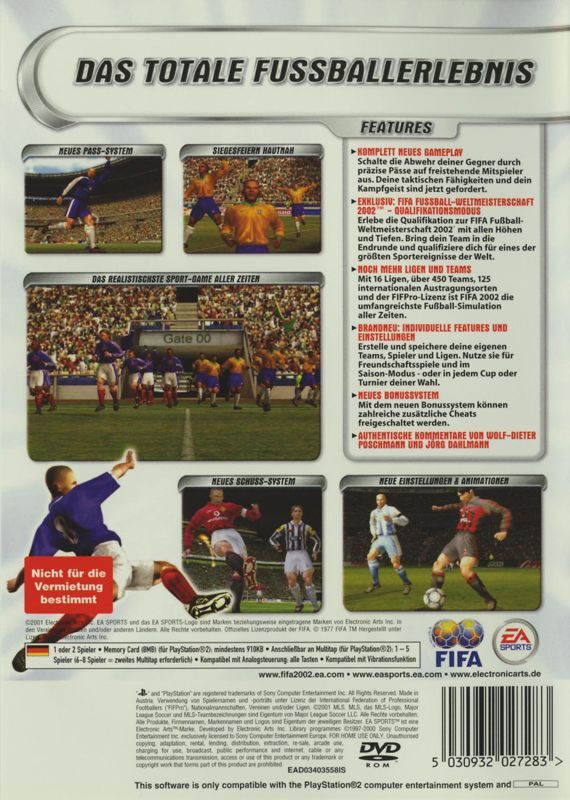 FIFA Soccer 2002: Major League Soccer - PS2 - DE