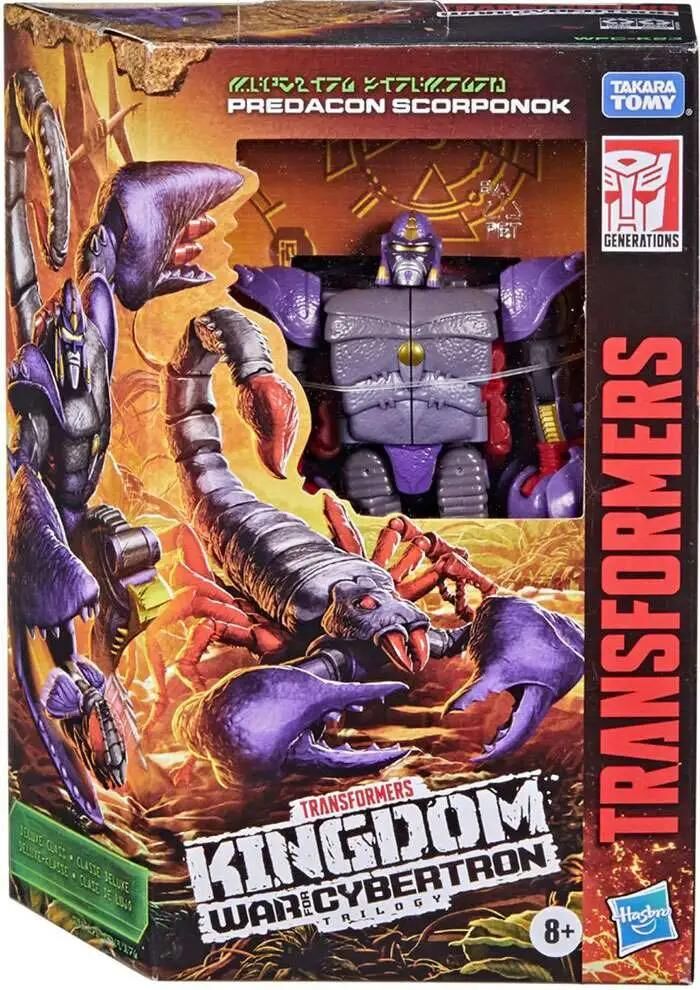 Transformers Generations Kingdom: War for Cybertron Predacon Scorponok Deluxe Action Figure