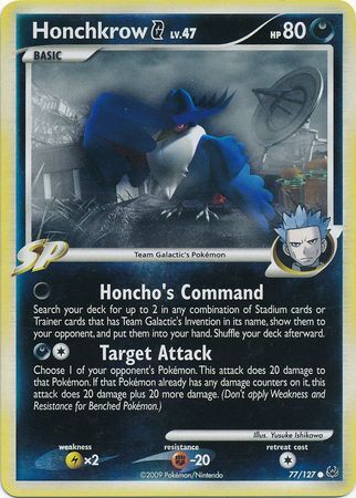 Honchkrow G - 77/127 - Reverse Holo - EN