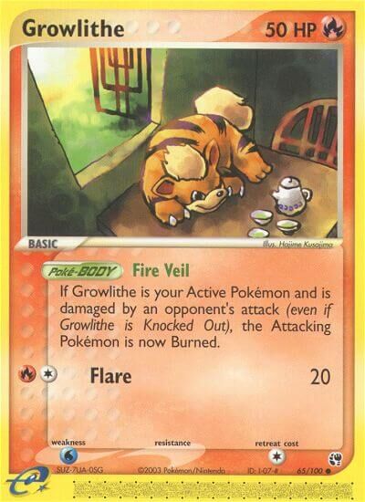 Growlithe - 65/100 - EN Growlithe - 65/100 - EN