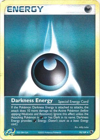 Darkness Energy - 93/109 - Reverse Holo - EN Darkness Energy - 93/109 - Reverse Holo - EN