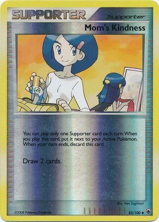 Mom’s Kindness - 83/100 - Reverse Holo - EN Mom’s Kindness - 83/100 - Reverse Holo - EN