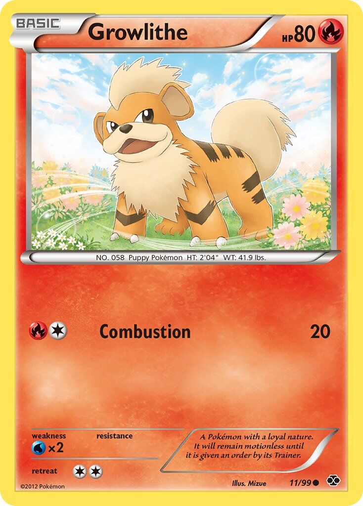Growlithe - 11/99 - EN Growlithe - 11/99 - EN