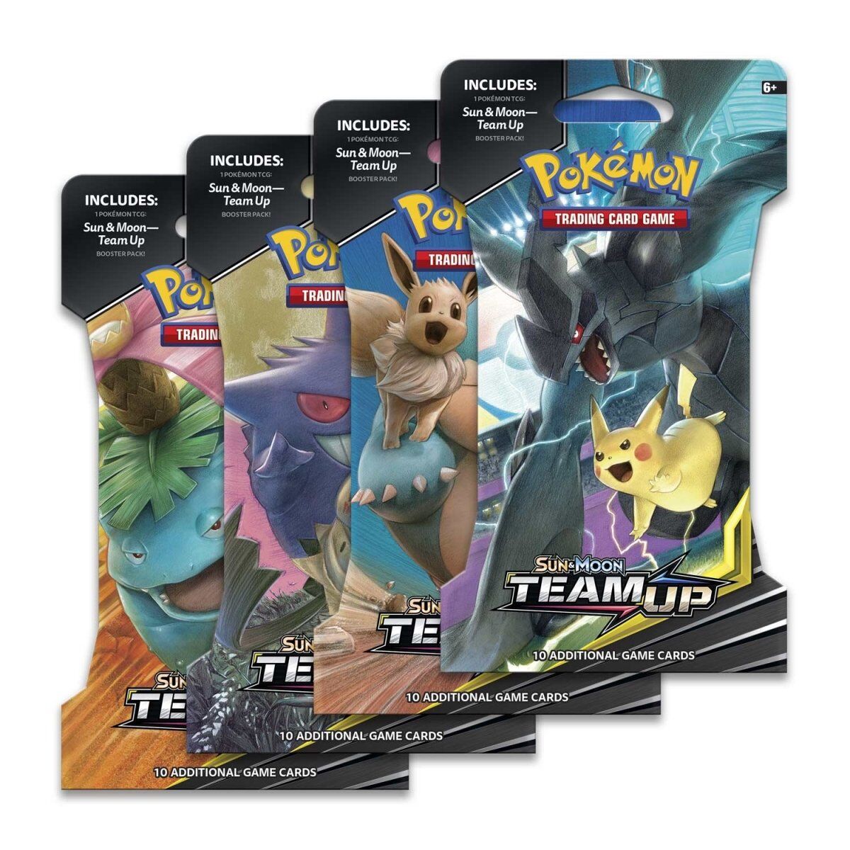 Pokémon TCG: Sun & Moon Team Up Sleeved Booster (10 Packs) - EN