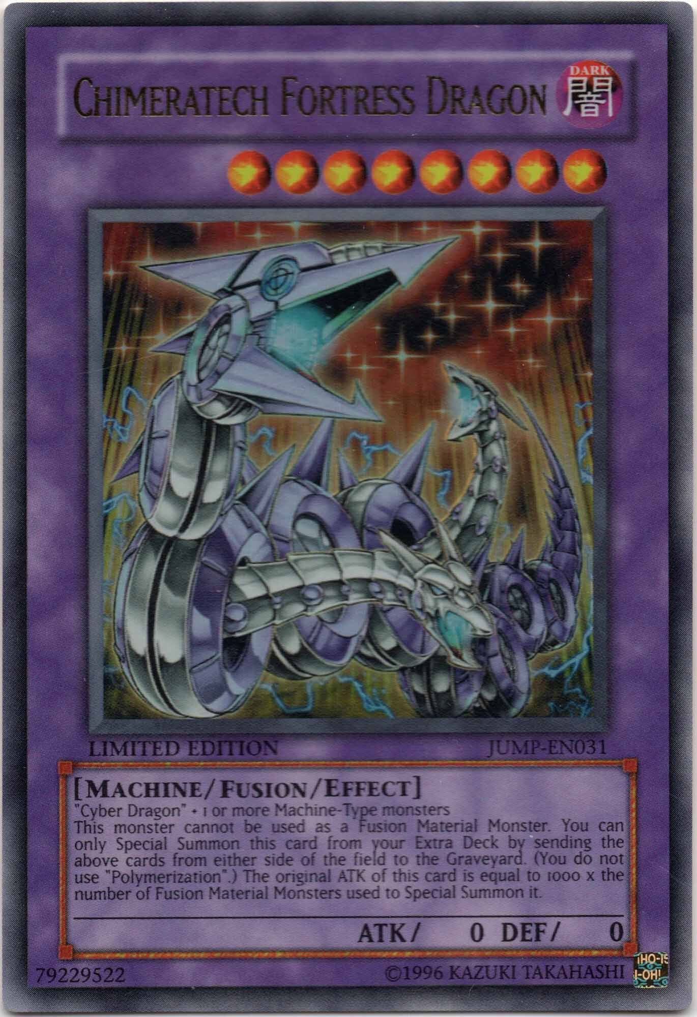 chimeratech-fotress-dragon-jump-en031-ultra-rare-limited-edition-near-mint Chimeratech Fotress Dragon - JUMP-EN031 - Ultra Rare - Limited Edition (Near Mint)