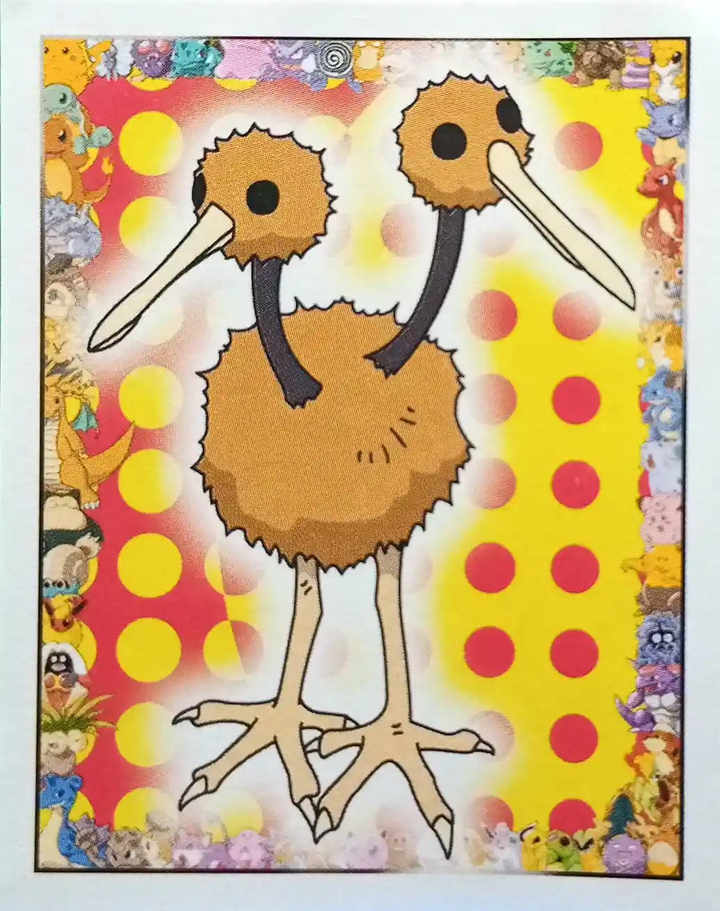 Doduo - 84 - Merlin Sticker Series 1 Doduo - 84 - Merlin Sticker Series 1