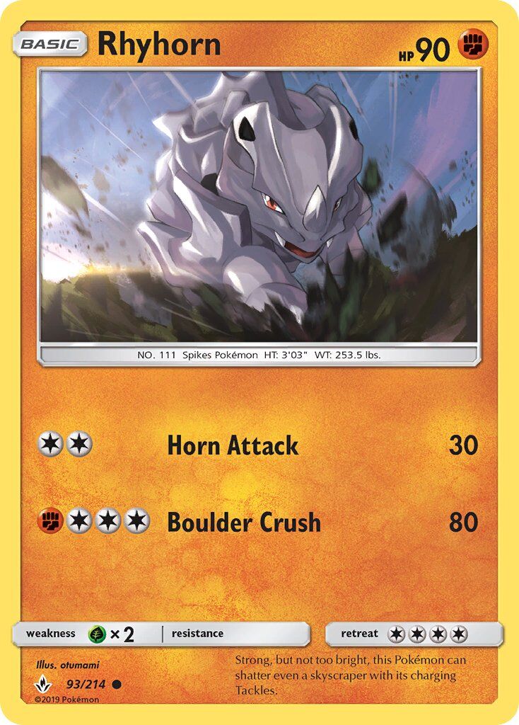 Rhyhorn - 93/214 - EN