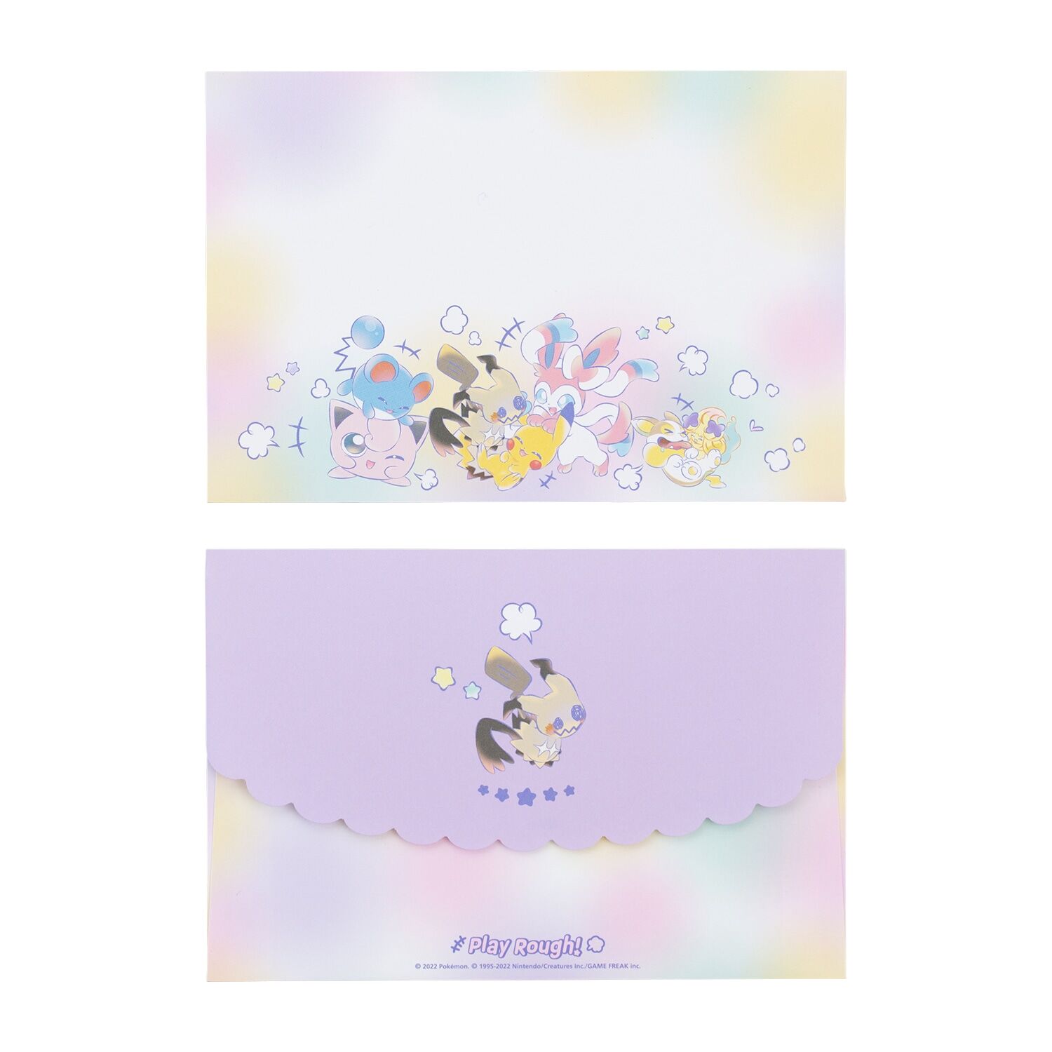 Pokemon Center Letter Set with Binder Play Rough!