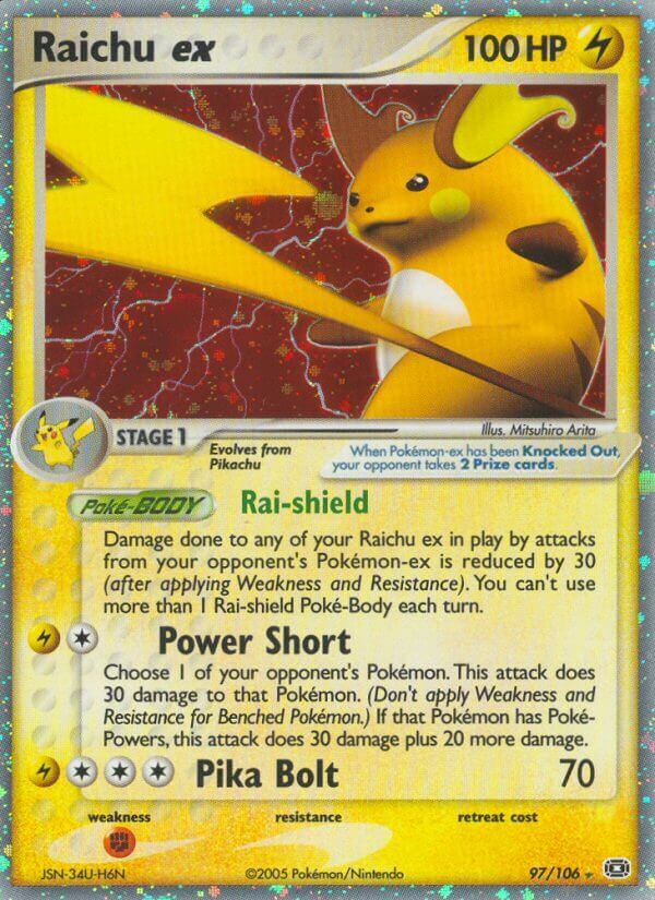 Raichu ex - 97/106 - EN Raichu ex - 97/106 - EN