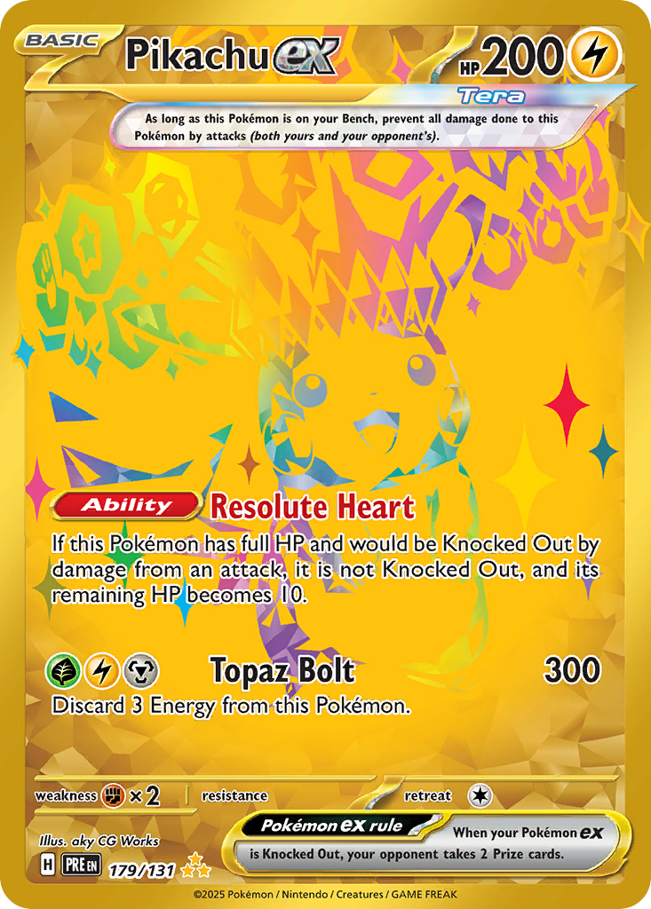 Pikachu ex - 179/131 - EN Pikachu ex - 179/131 - EN