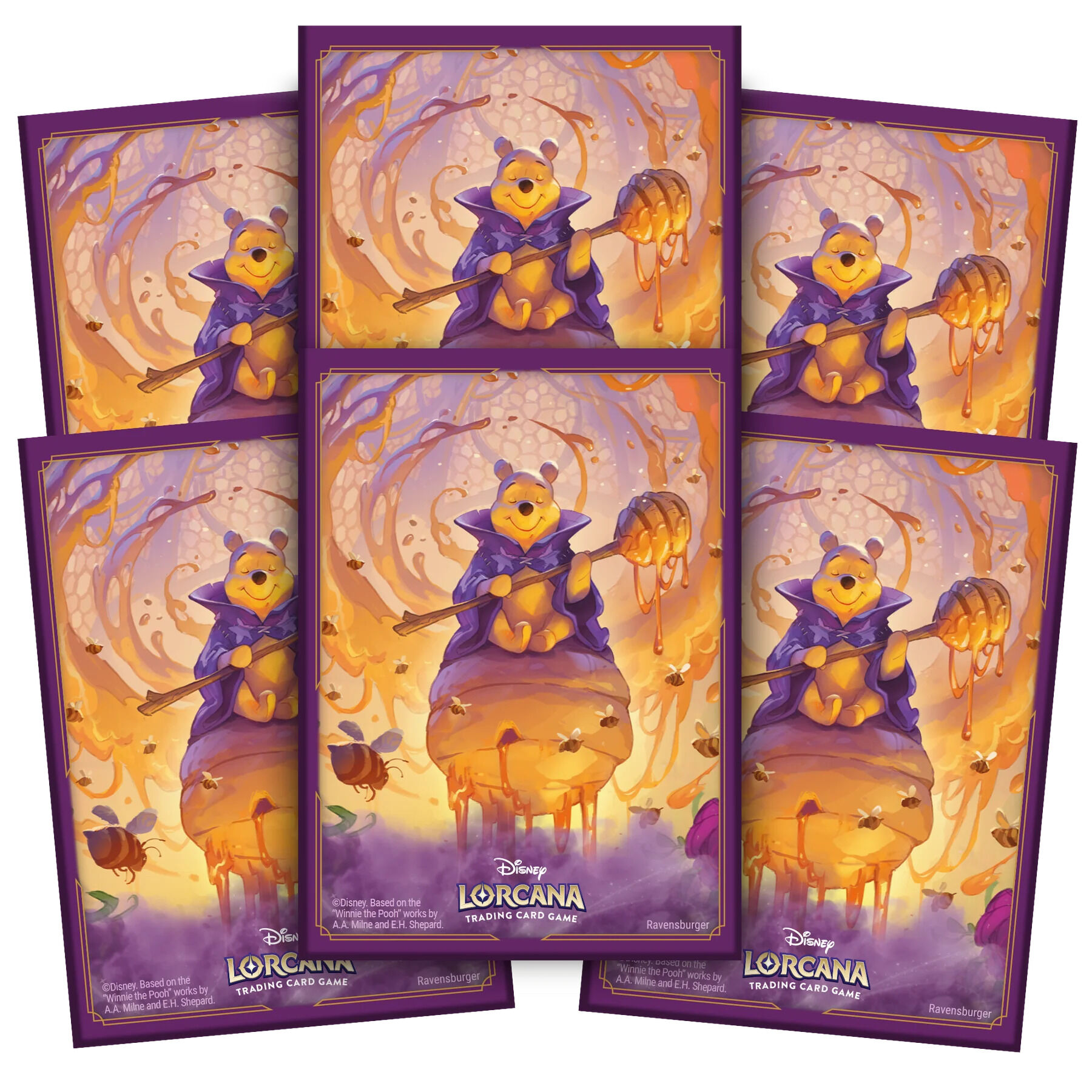 Disney Lorcana 6: Azurite Sea - Kartenhüllen "Pooh" (65 Sleeves) 