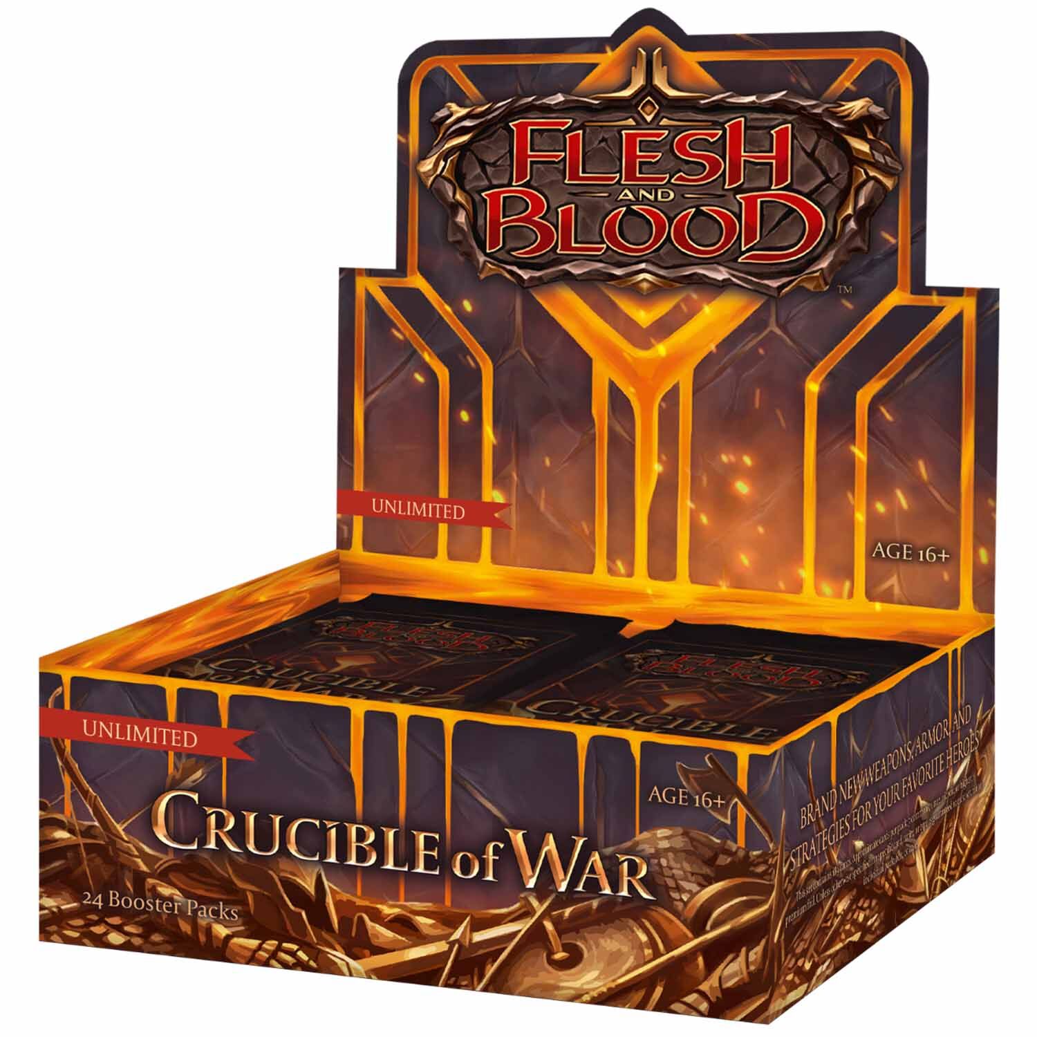 Flesh and Blood Crucible of War Unlimited Edition Booster Display - EN