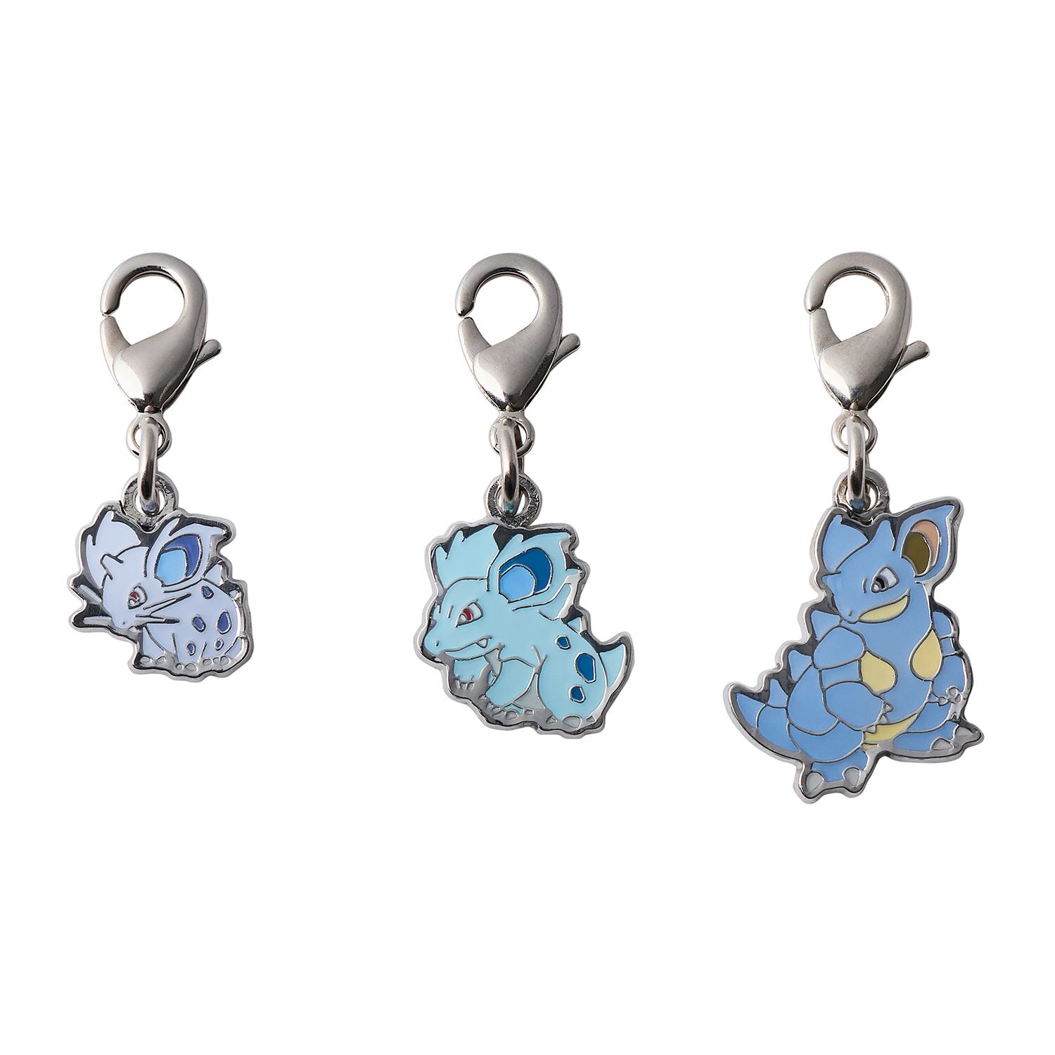Pokemon Center - Nidoran♂, Nidorino & Nidoking Schlüsselanhänger - 3 Stück Pokemon Center - Nidoran♂, Nidorino & Nidoking Schlüsselanhänger - 3 Stück