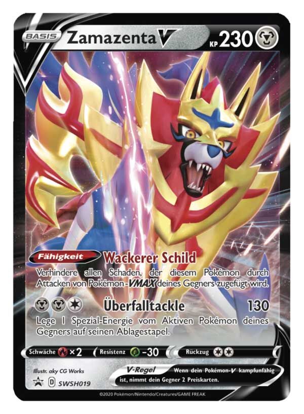 Pokémon Sword & Shield Zamazenta-V Tin Box - EN