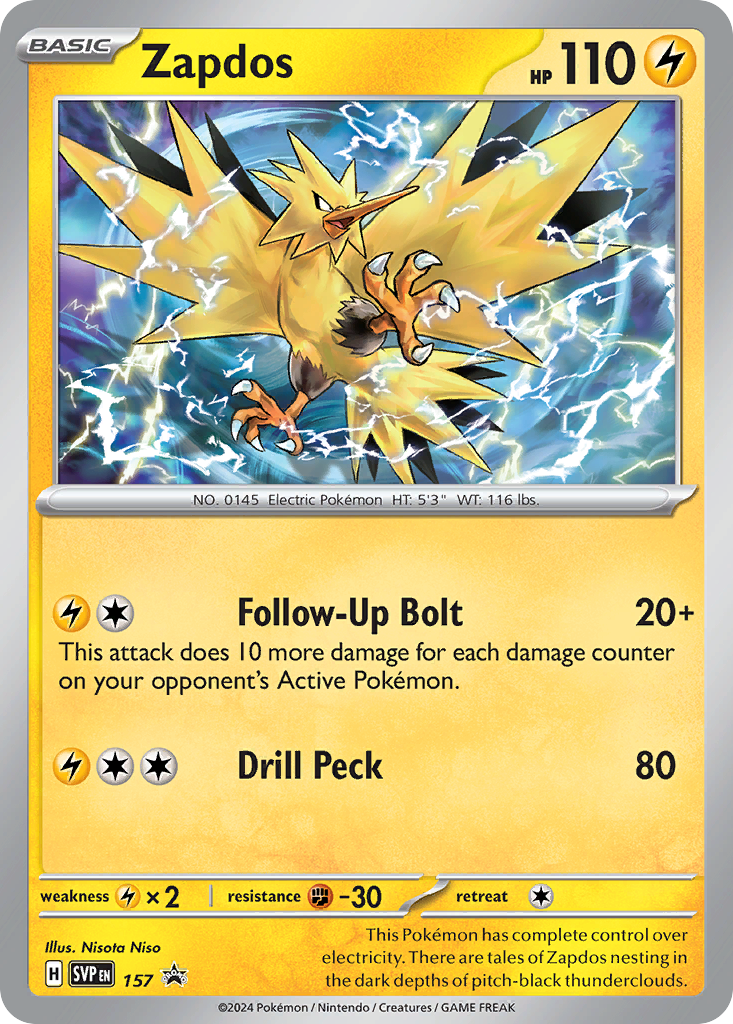 Zapdos - SVP157 - EN